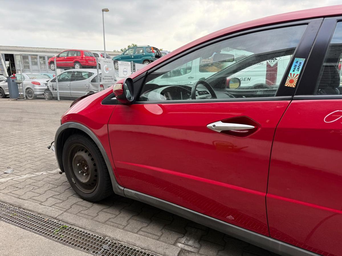 Honda Civic FK2 VIII original Tür vorn links R81 Milano Red 5-Türer Rohbau BJ08